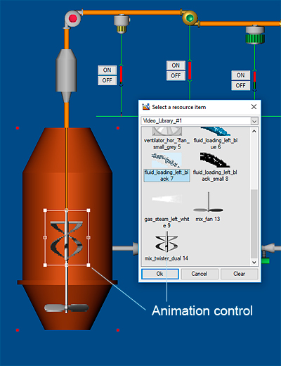 TRACE MODE SCADA/HMI animation control